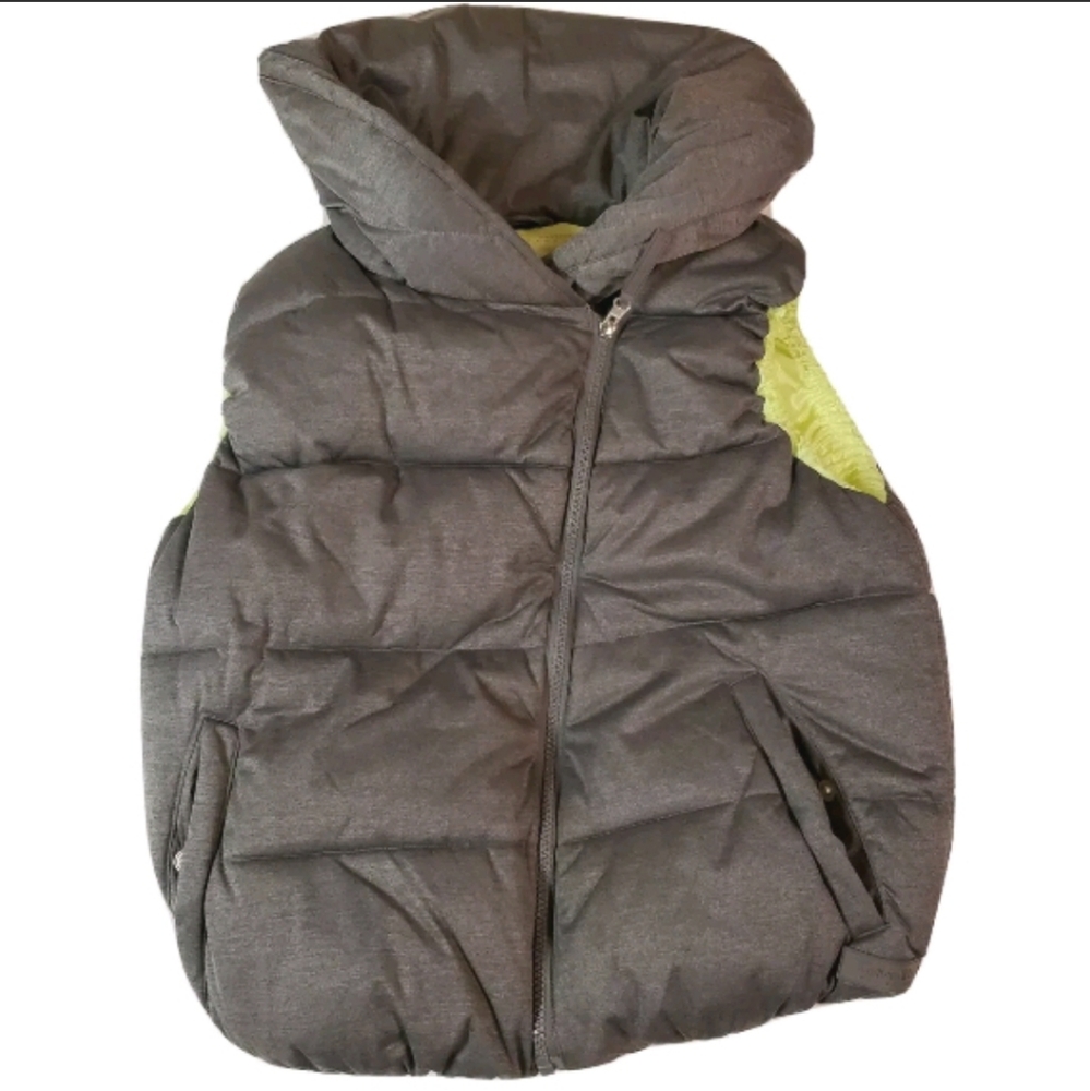 Calvin Klein Dark Grey & Lime Green Vest Siz M